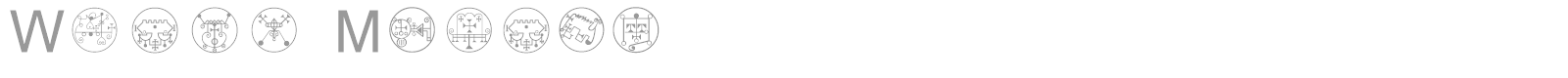 White Magick font preview
